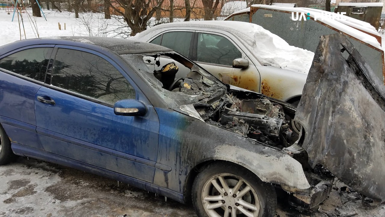 Членкині міськвиконкому Ніні Скибі вночі спалили машину (ФОТО, ВІДЕО)